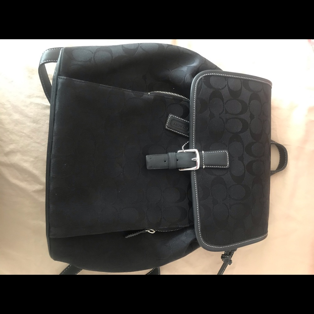 Coach All Black Classic Backpack